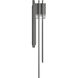 Cascade LED 18 inch Argento Grey Outdoor Sconce